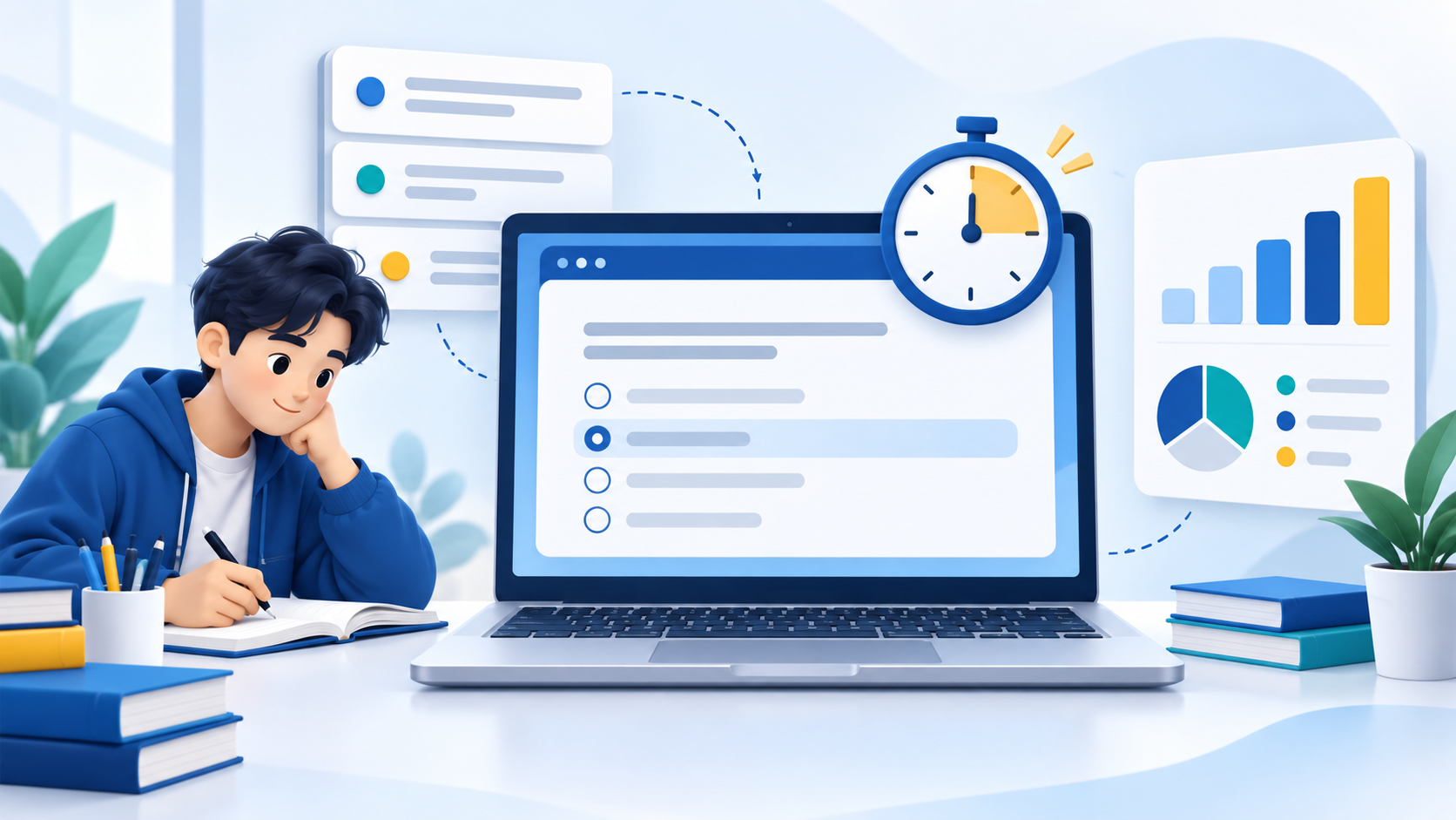 Online examination management software for digital exams question bank and results